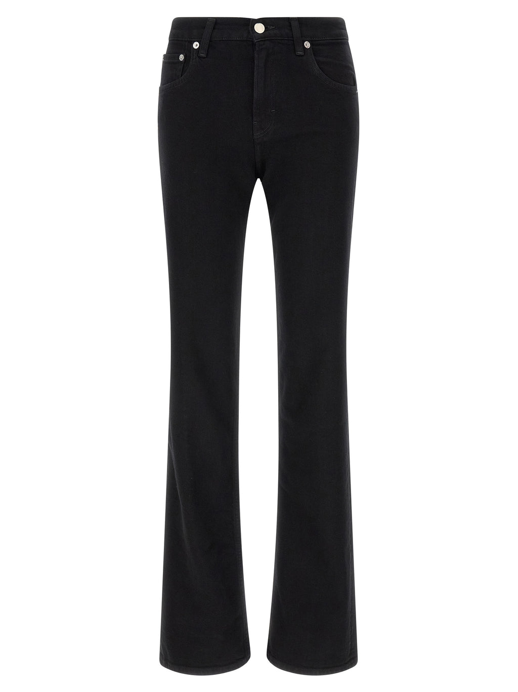 Haikure Black Cotton Flared Jeans