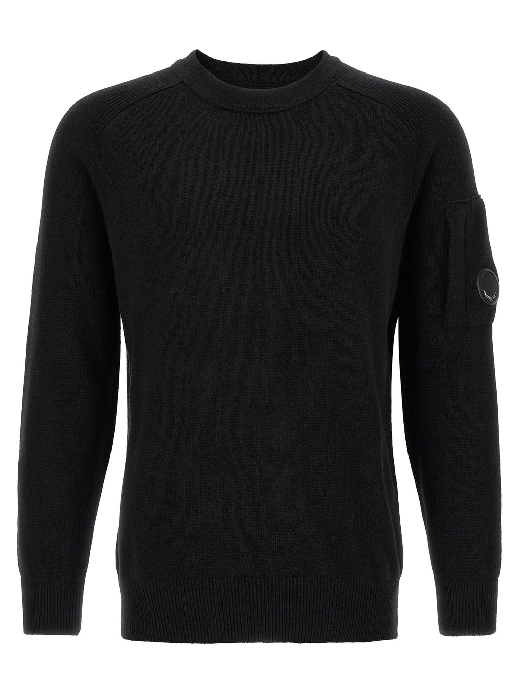 C.P. Company Black Wool Cardigan