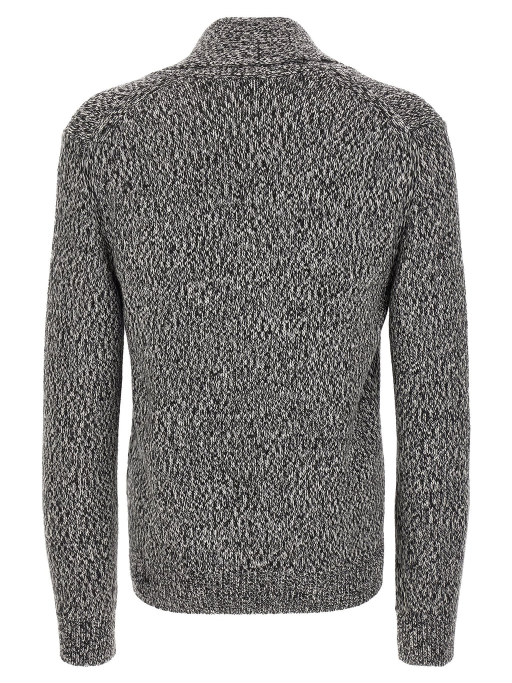 Brioni Bicolor Wool Cardigan