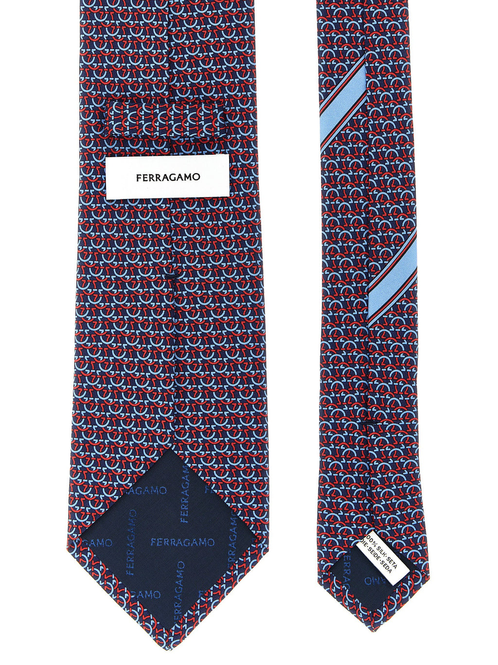 Ferragamo Multicolor Silk Scarf