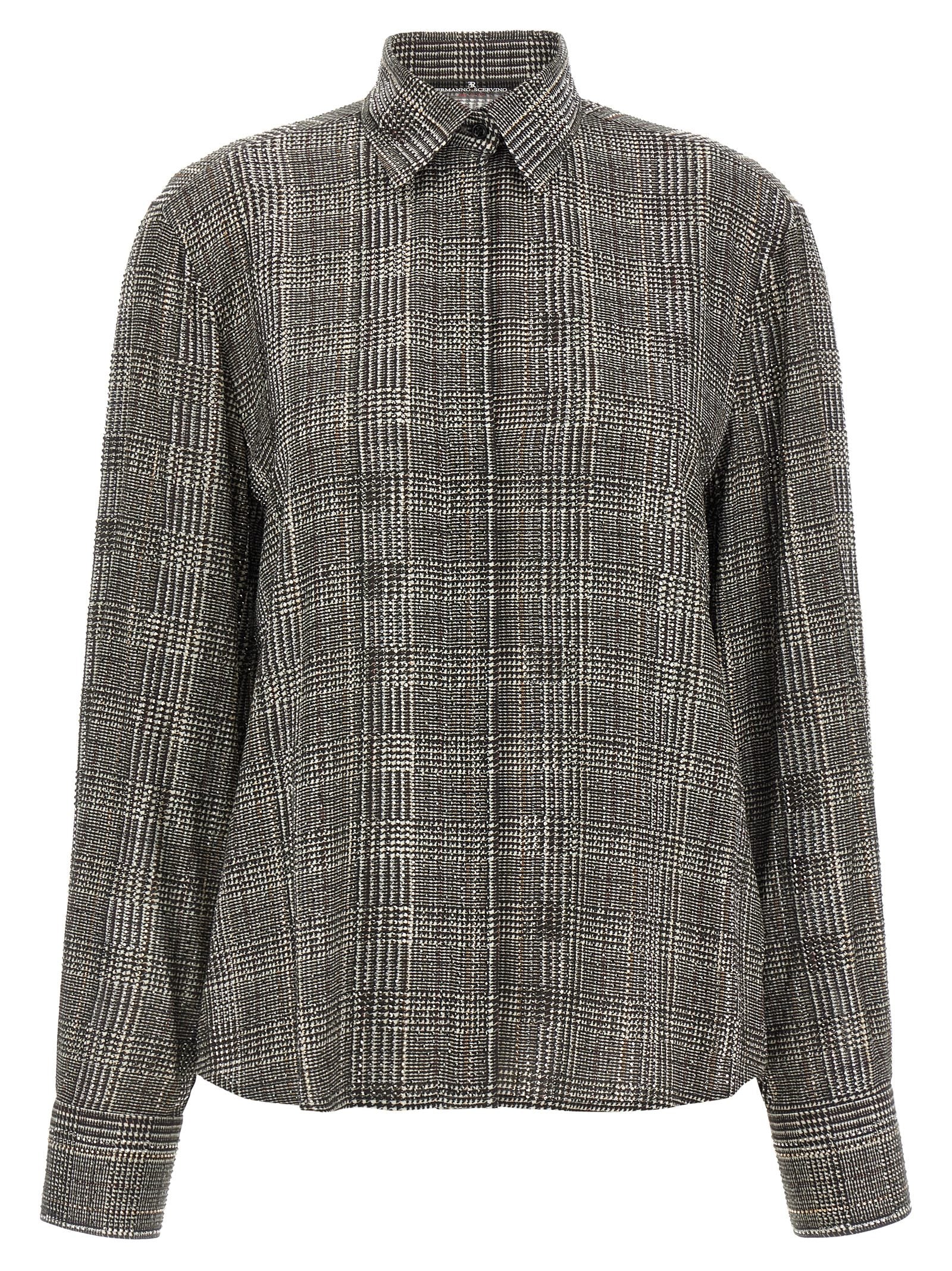 Ermanno Scervino Gray Viscose Blouse
