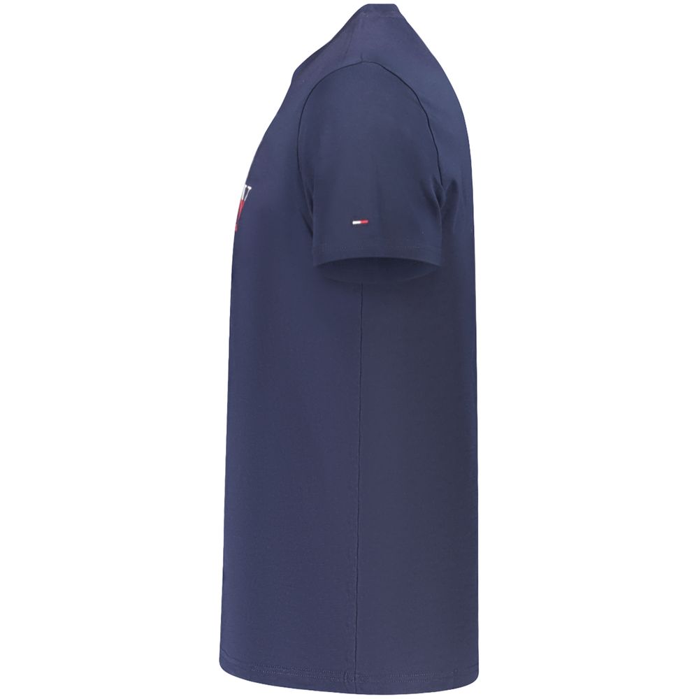 Tommy Hilfiger Blue Cotton Men's T-Shirt