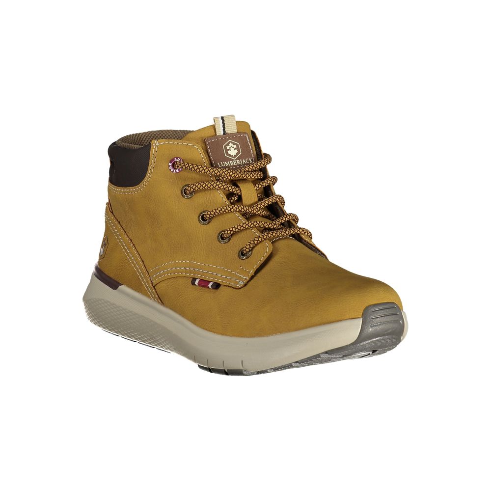 Lumberjack Yellow Polyester Ankle Boots