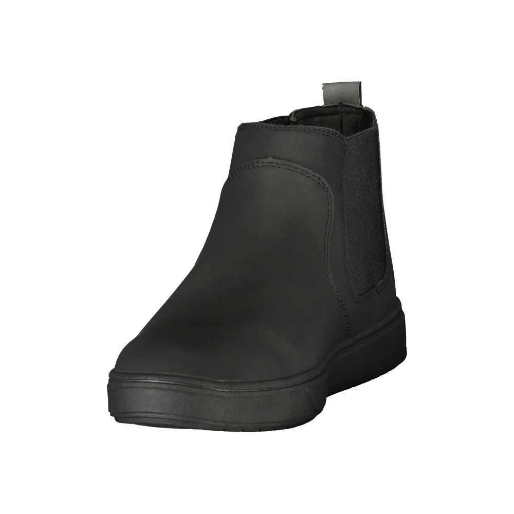 Lumberjack Black Polyester Ankle Boots
