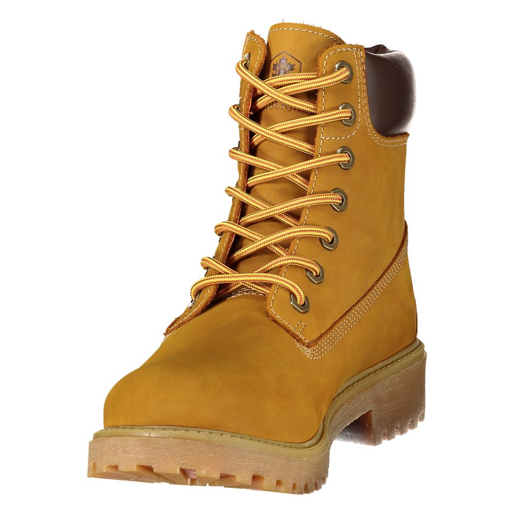 Lumberjack Yellow Polyester Ankle Boots