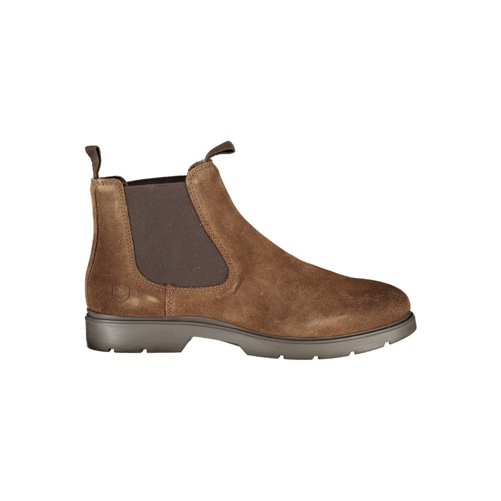 Lumberjack Brown Polyester Ankle Boots