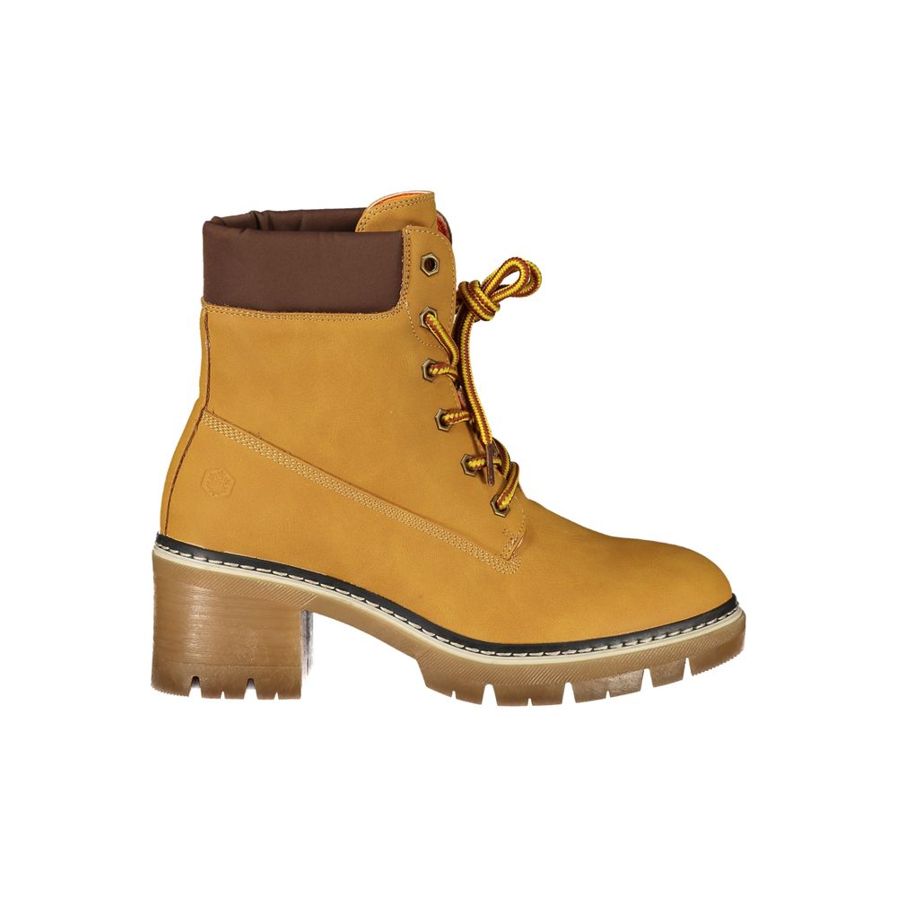 Lumberjack Yellow Polyester Ankle Boots