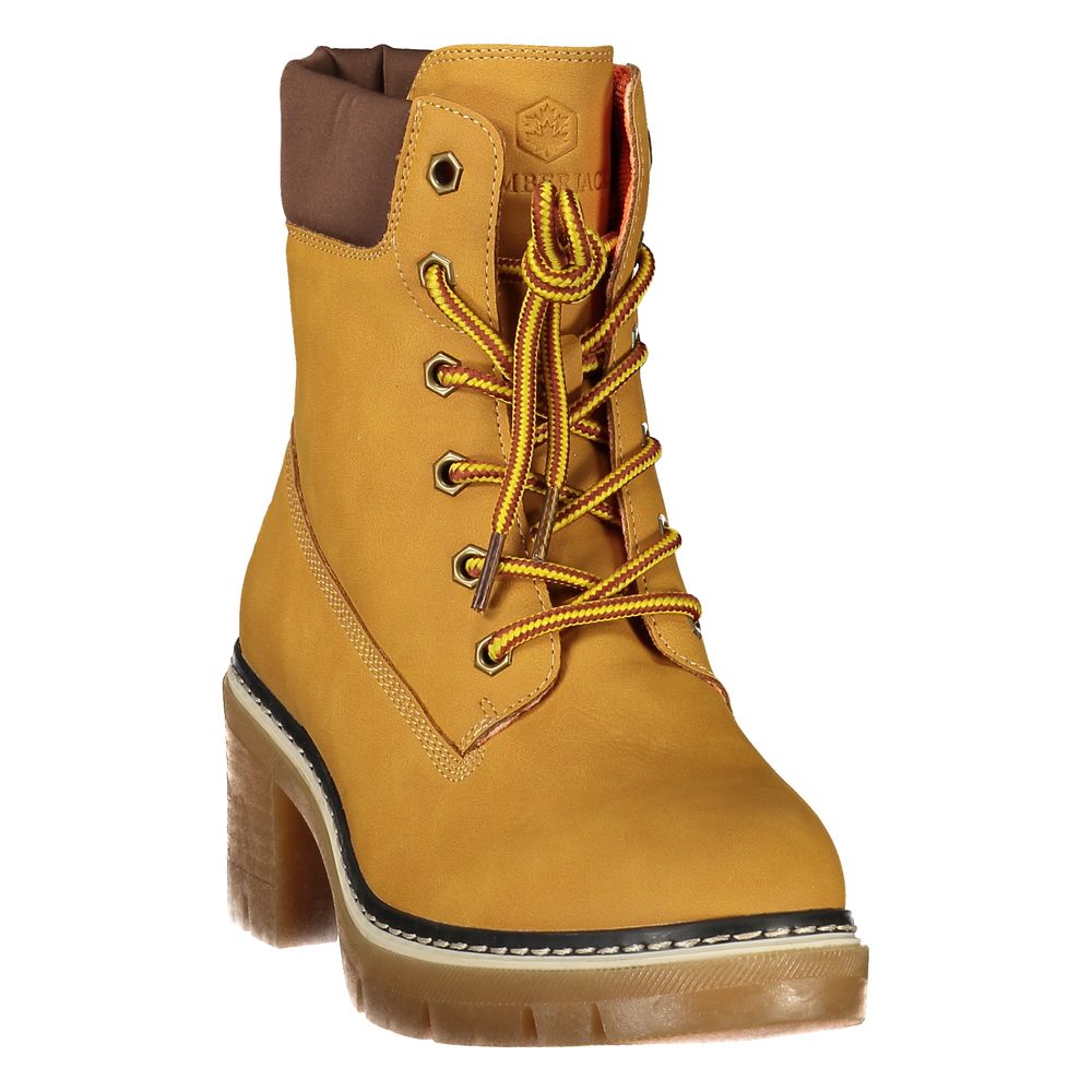 Lumberjack Yellow Polyester Ankle Boots
