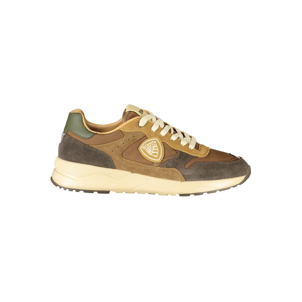 Blauer Brown Polyester Athletic Sneakers