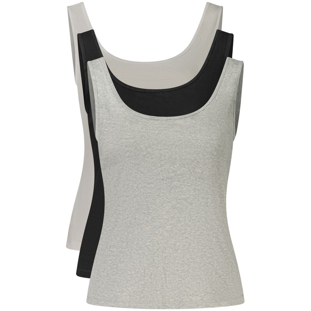 Calvin Klein Black Cotton Tank Tops