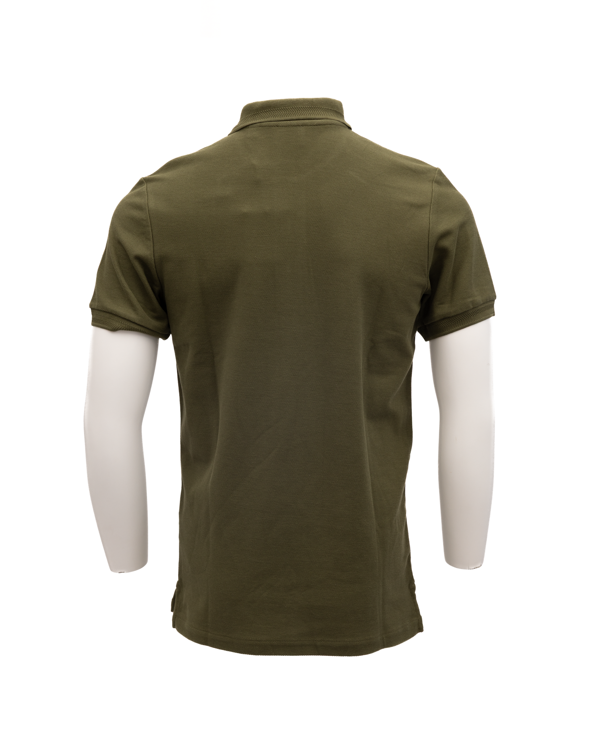 Burberry Olive Cotton Polo Shirt