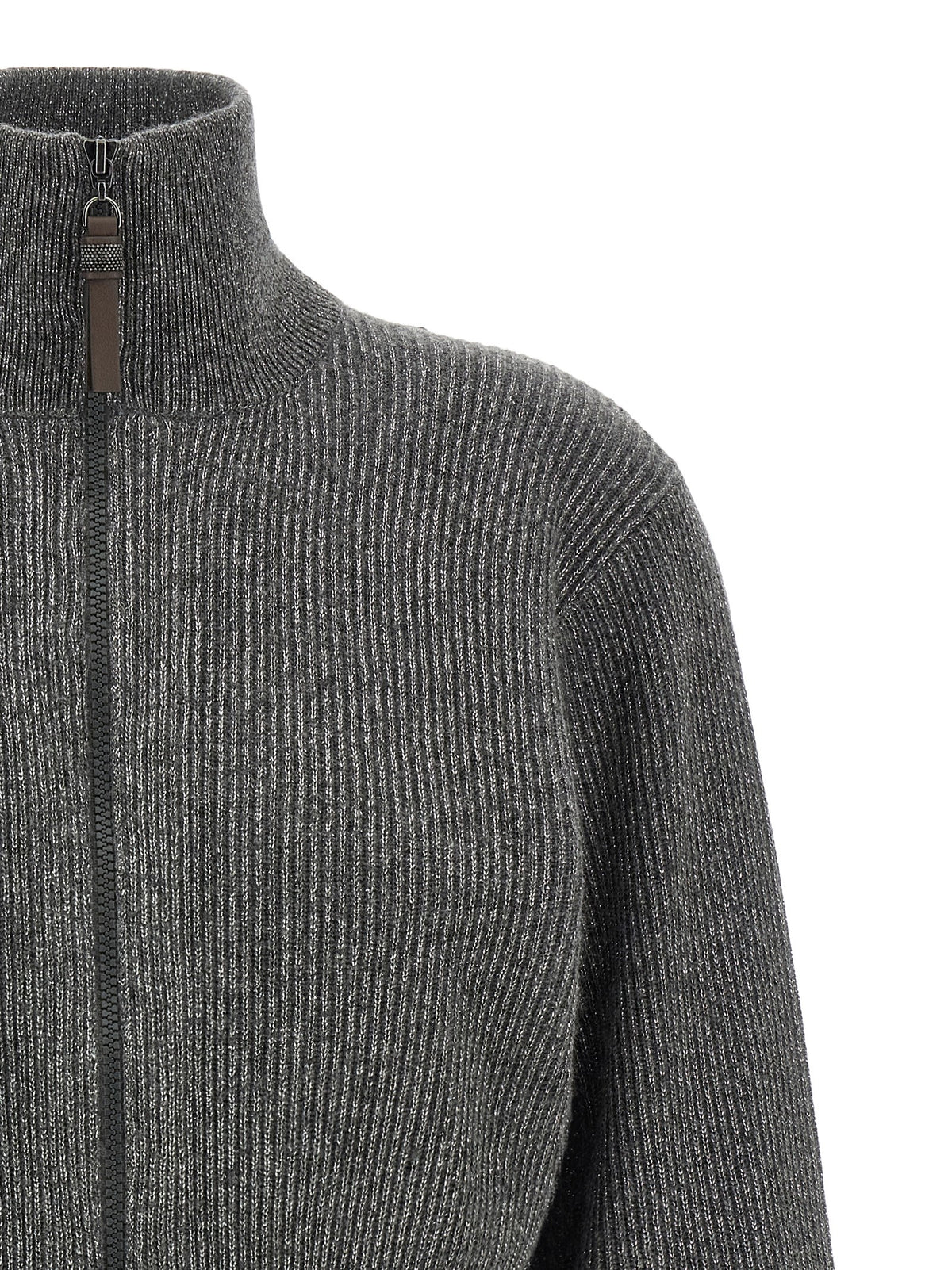 Brunello Cucinelli Grau Kaschmircardigan