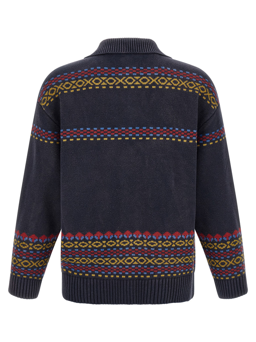 FOUND Blue Cotton Cardigan