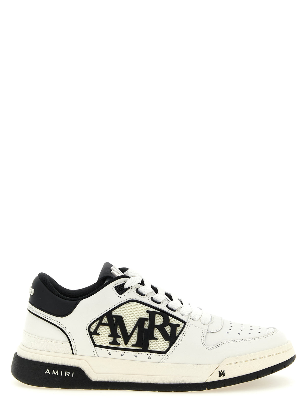 Amiri Low-Top-Sneakers aus zweifarbigem Kalbsleder