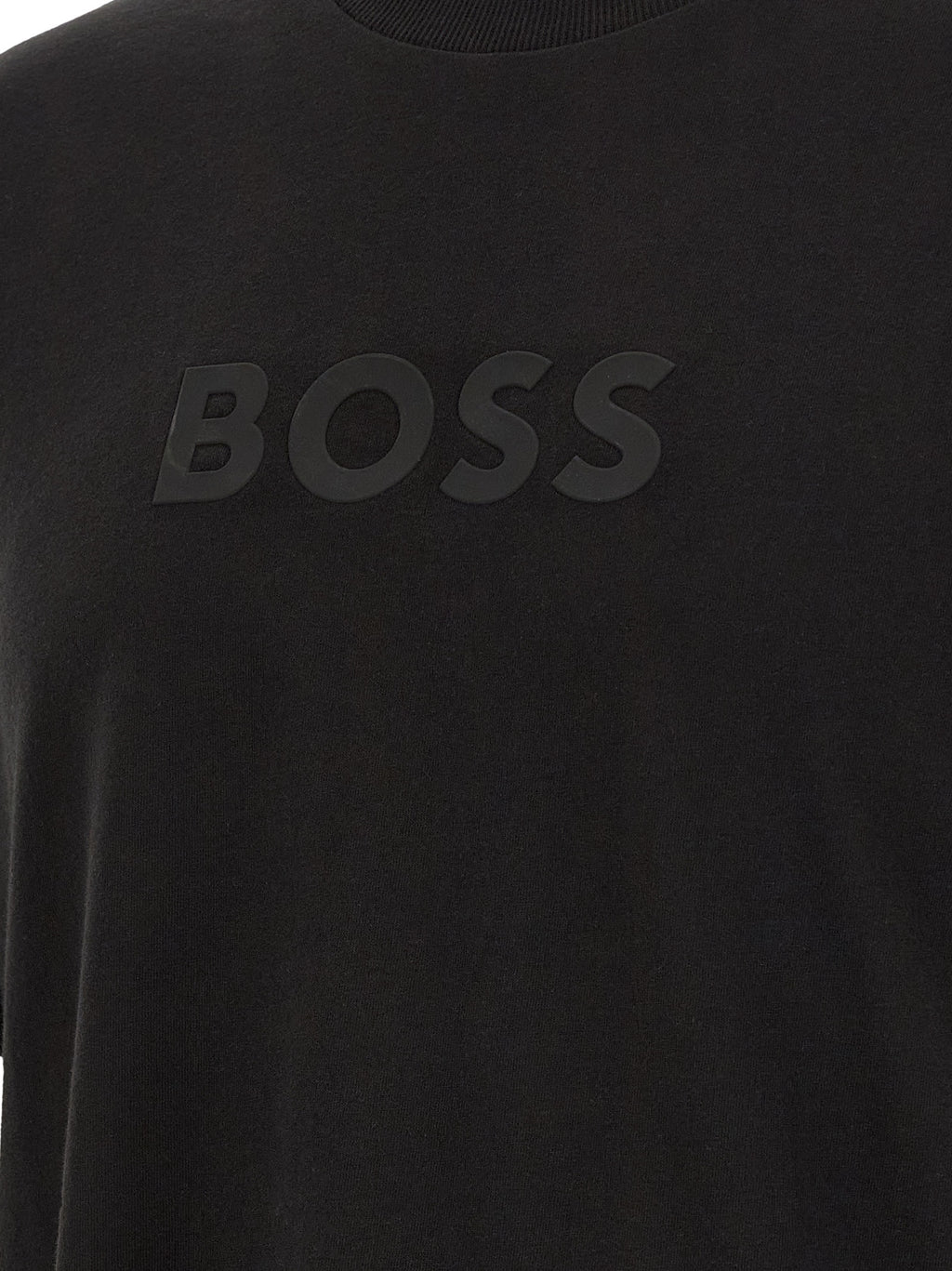 Hugo Boss Schwarzes Baumwoll-T-Shirt