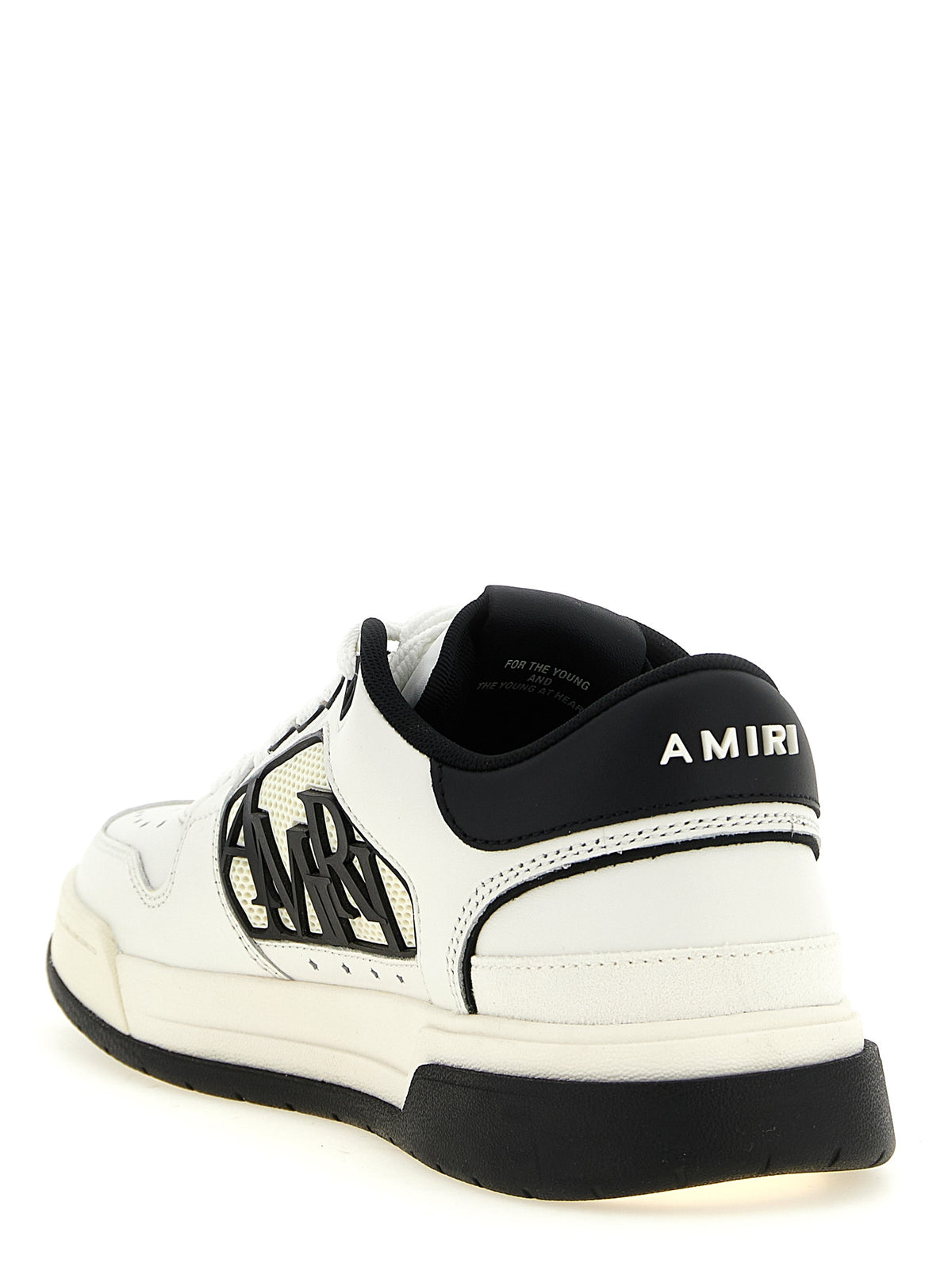 Amiri Low-Top-Sneakers aus zweifarbigem Kalbsleder