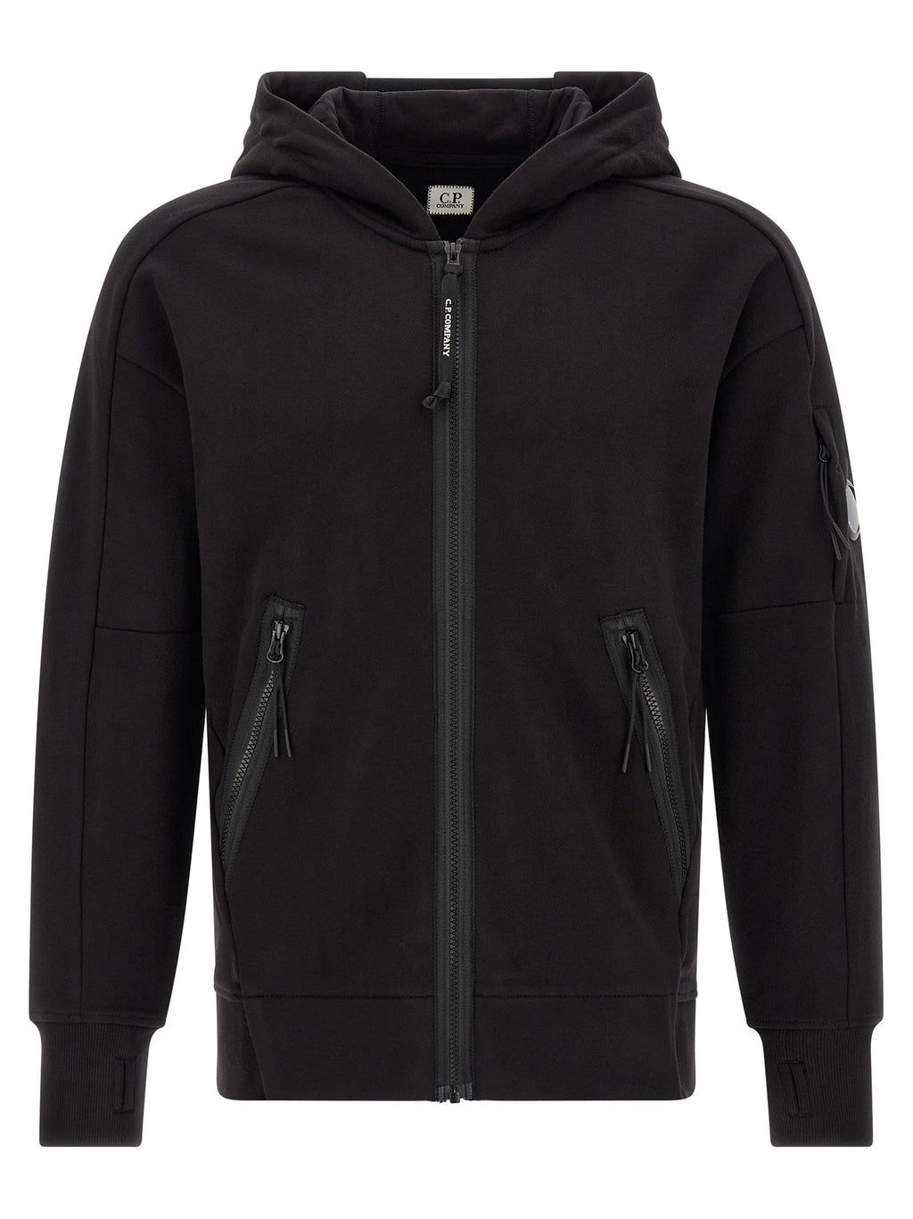 C.P. Company Black Cotton Sweatshirt