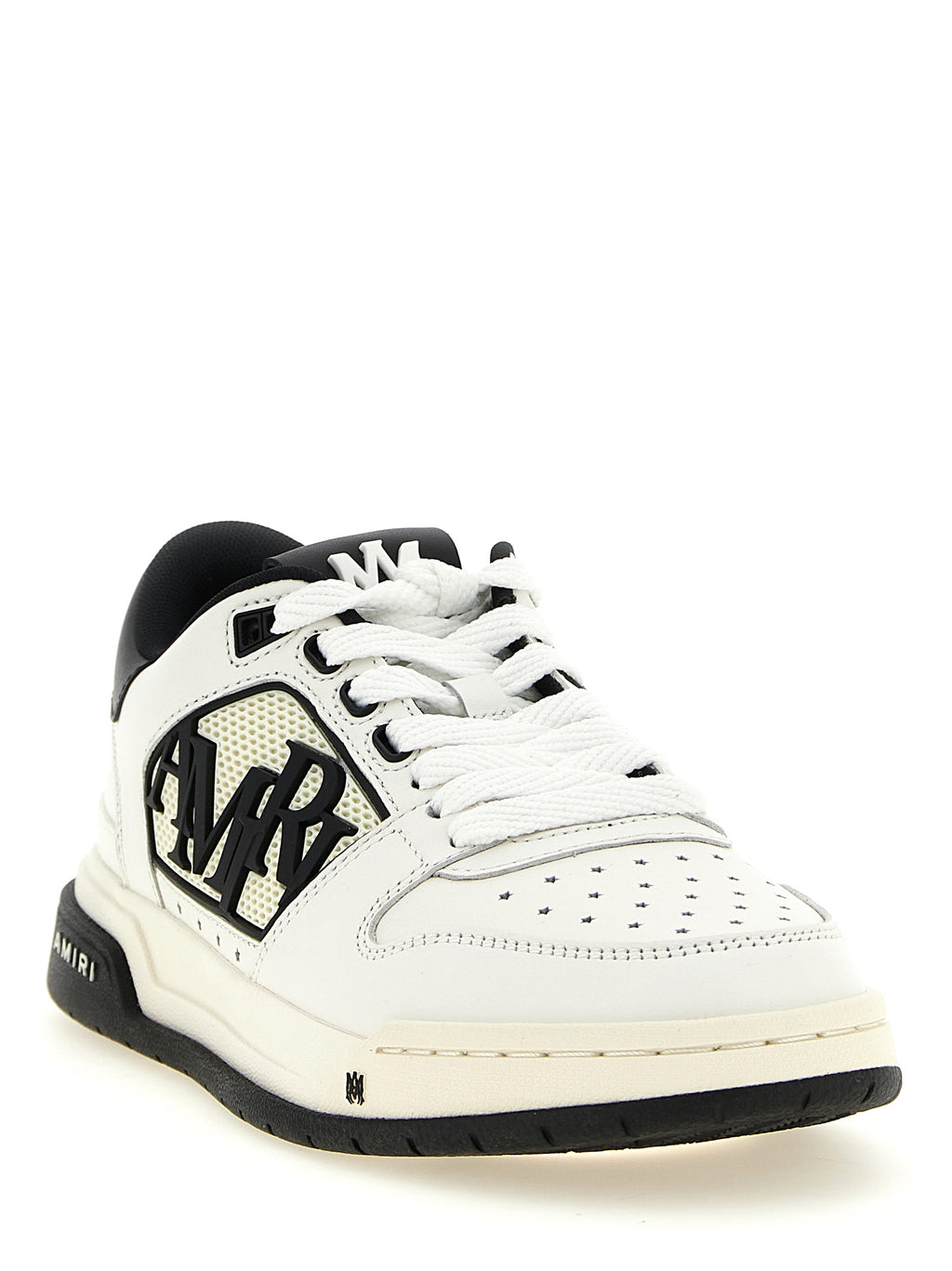 Amiri Bicolor Calfskin Athletic Sneakers