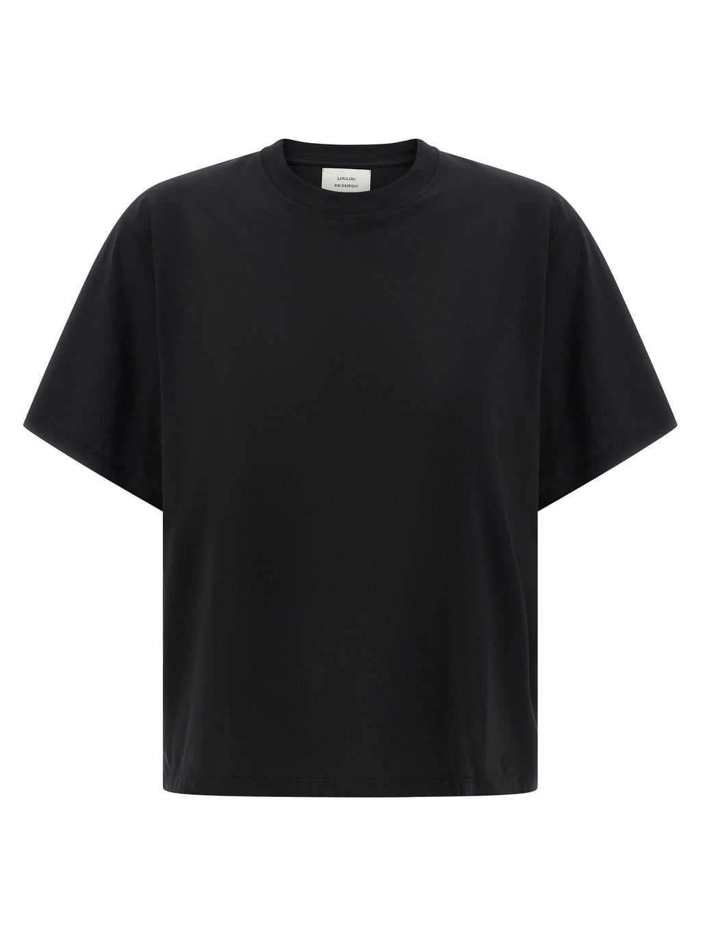 Loulou De Saison Black Cotton T-Shirt