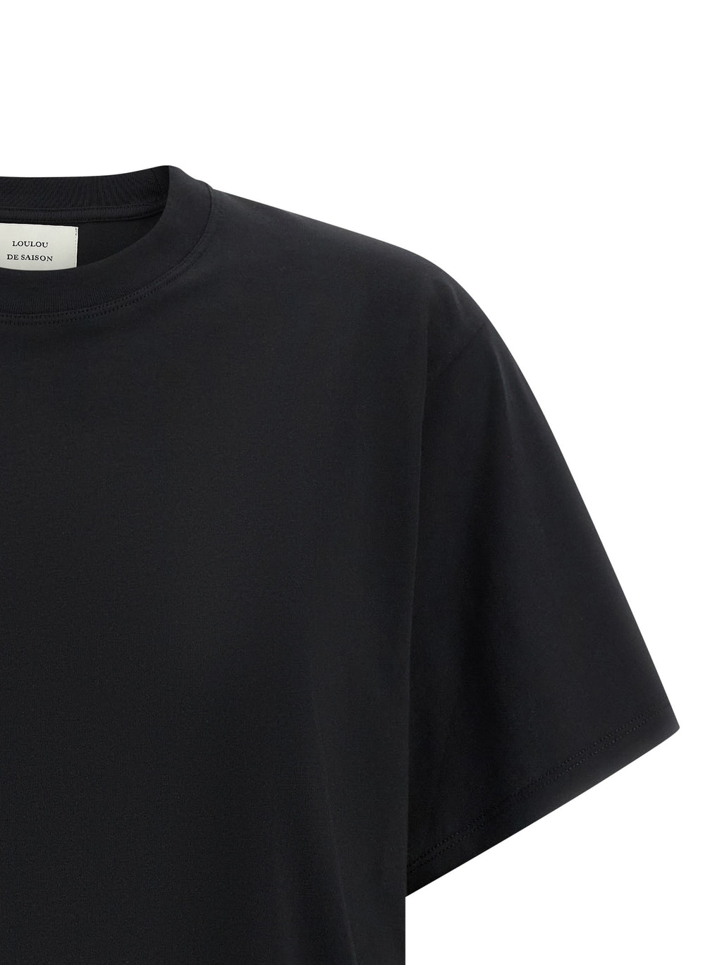 Loulou De Saison Black Cotton T-Shirt