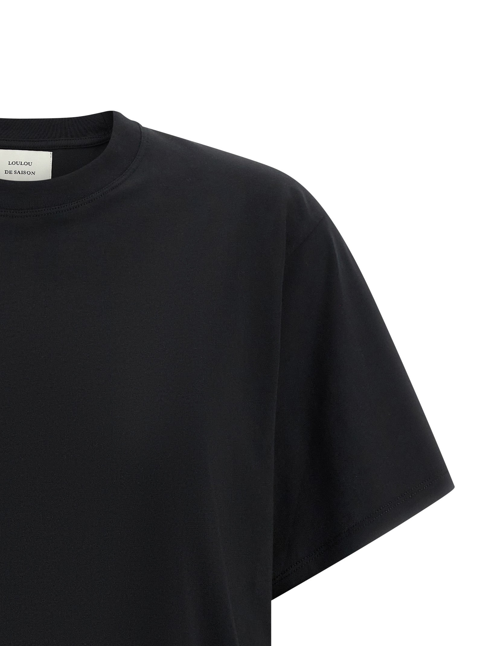 Loulou De Saison Black Cotton T-Shirt