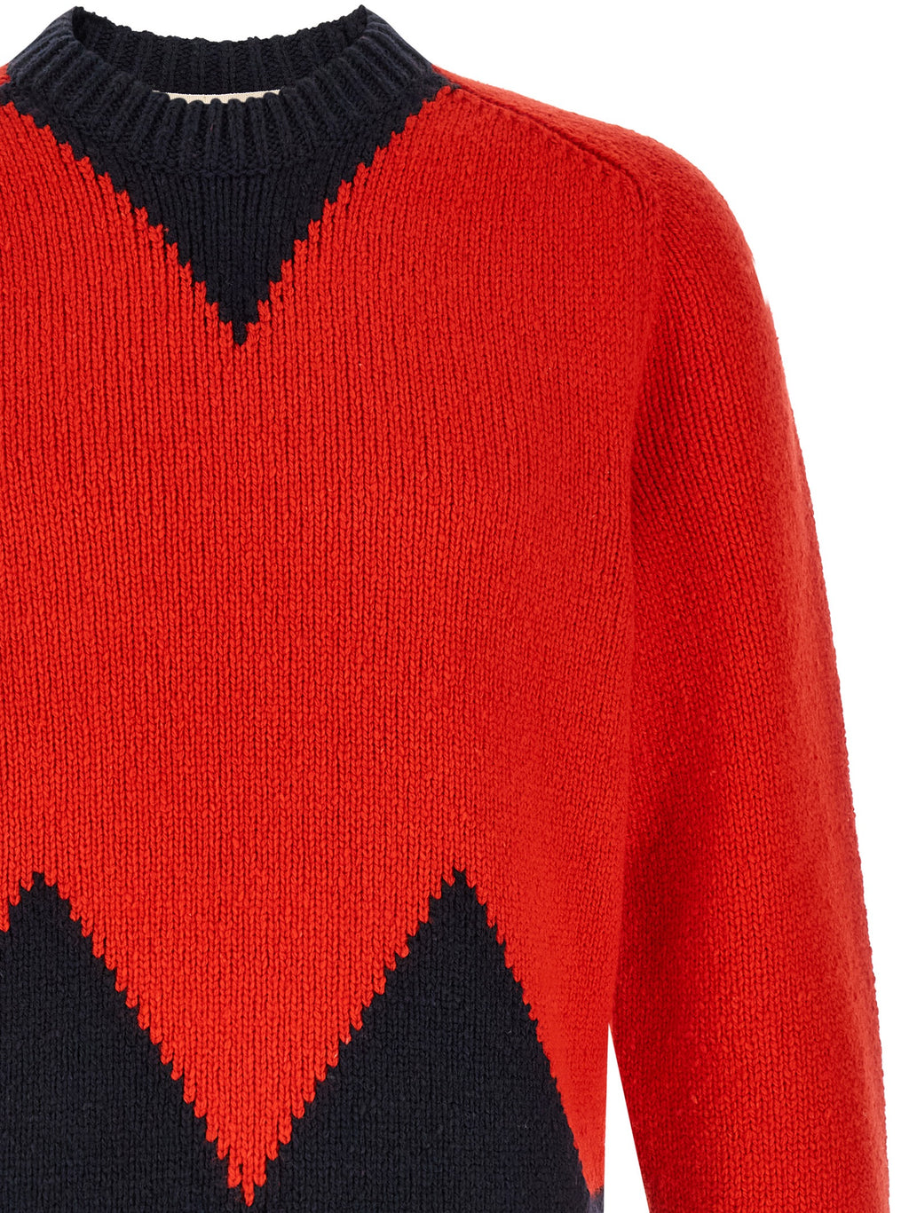 Marni Red Wool Cardigan