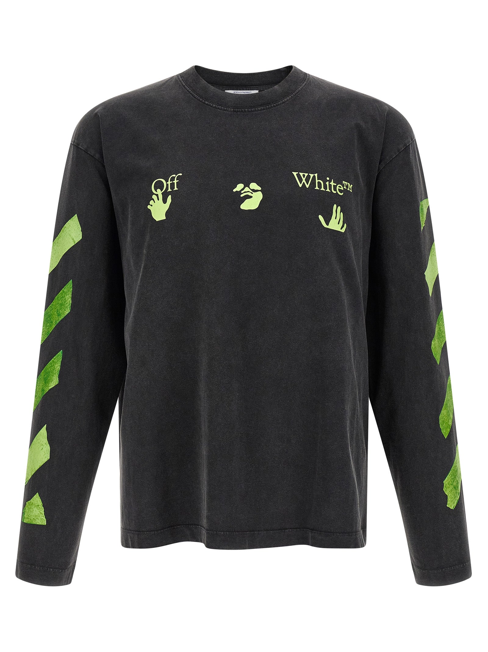 Off-White Black Cotton T-Shirt
