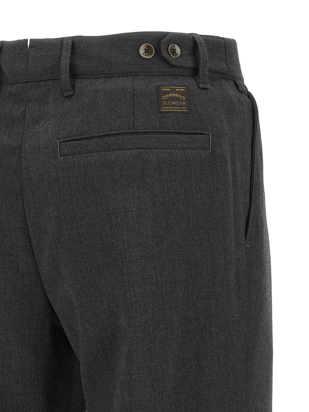 Incotex Gray Polyester Dress Pants