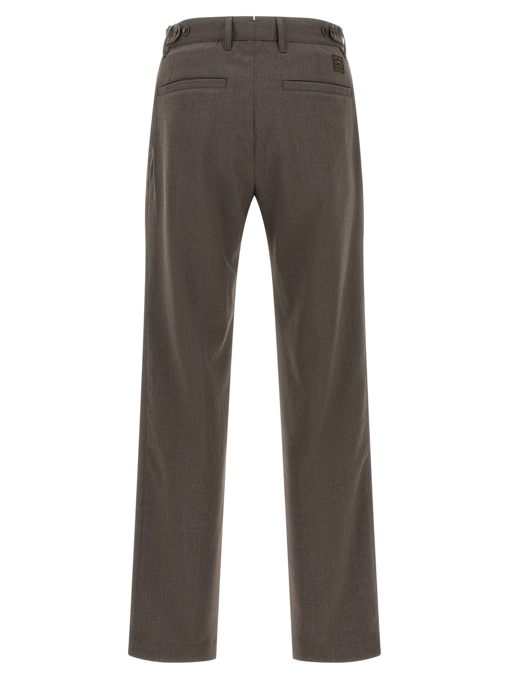 Incotex Brown Polyester Dress Pants