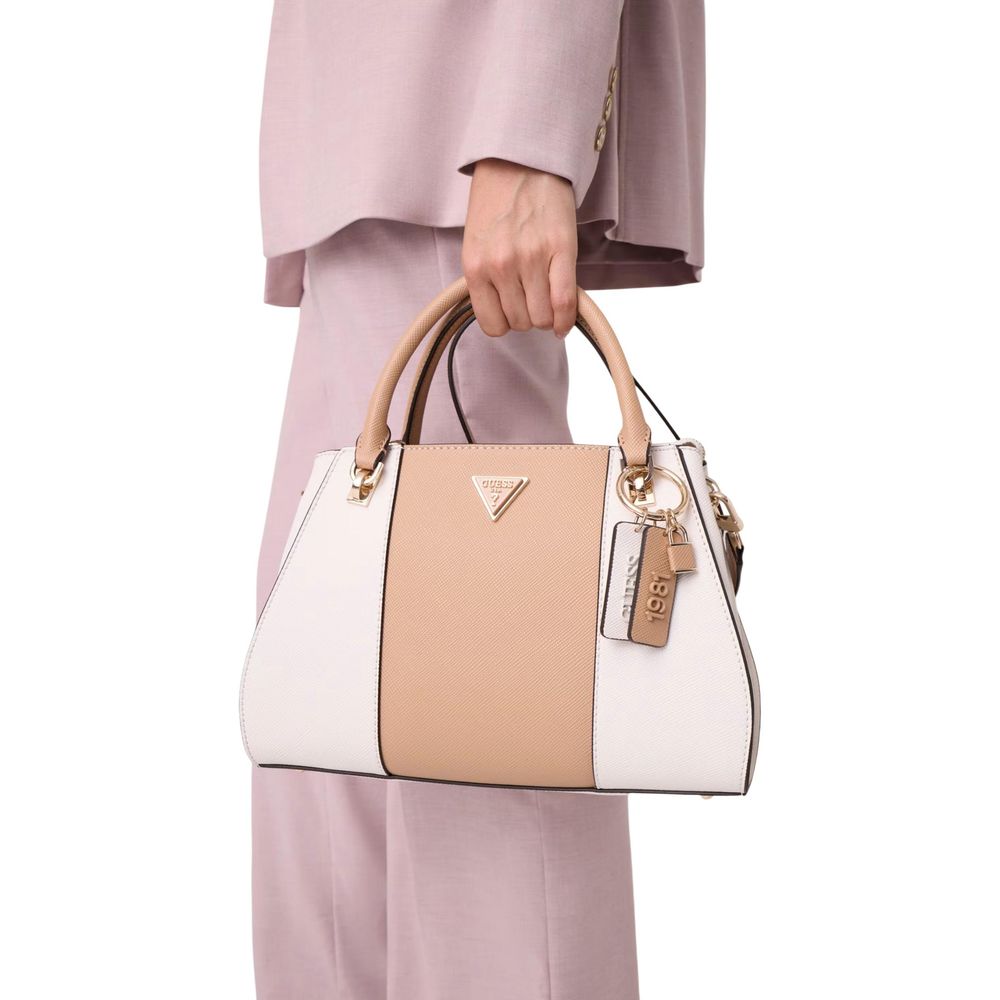 Guess Beige Polyethylene Handbag