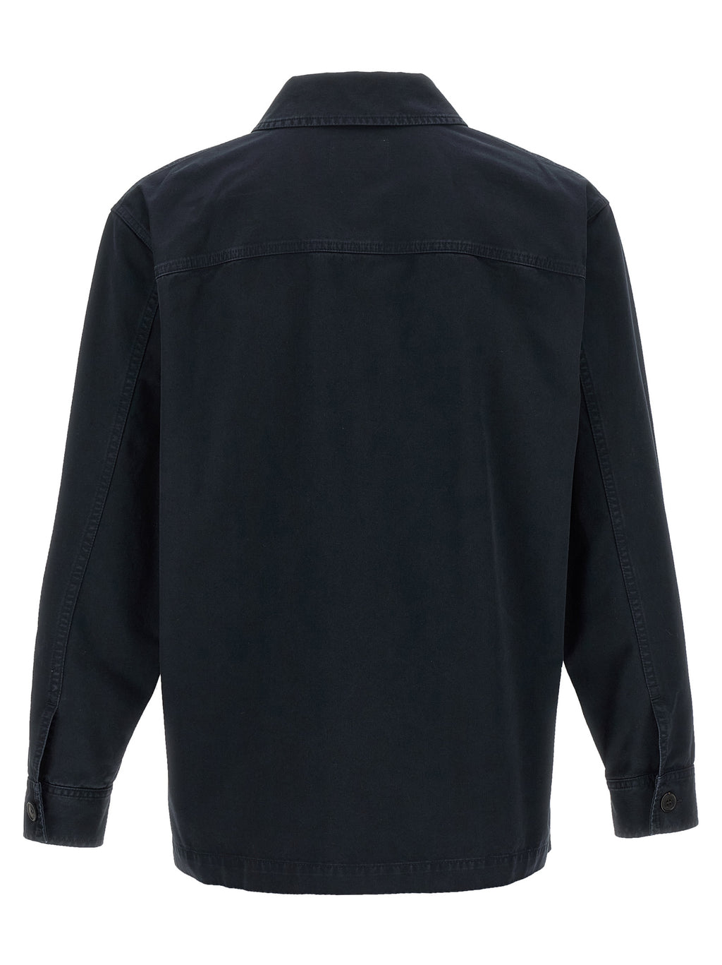 Saint Laurent Blue Cotton Blouse