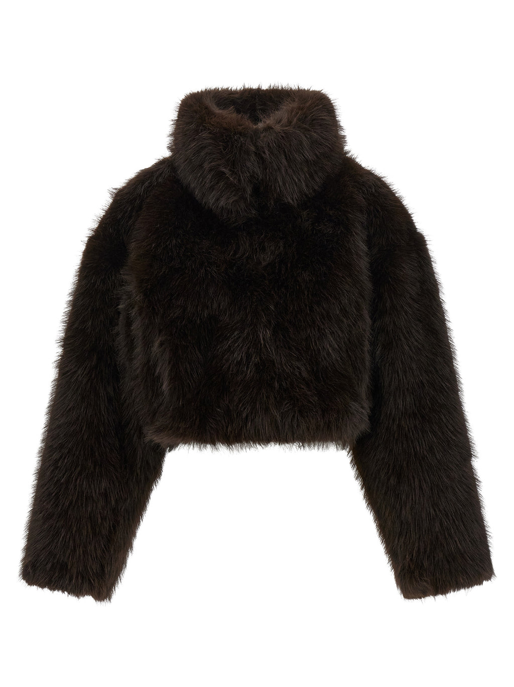 ROTATE BIRGER CHRISTENSEN Brown Polyester Coat