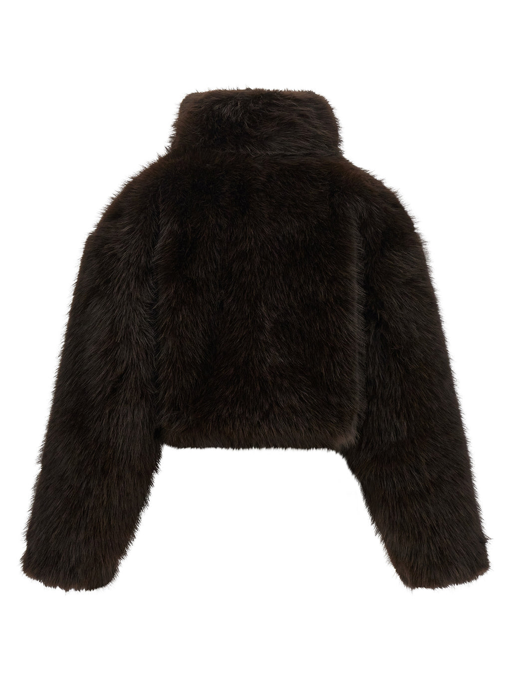 ROTATE BIRGER CHRISTENSEN Brown Polyester Coat