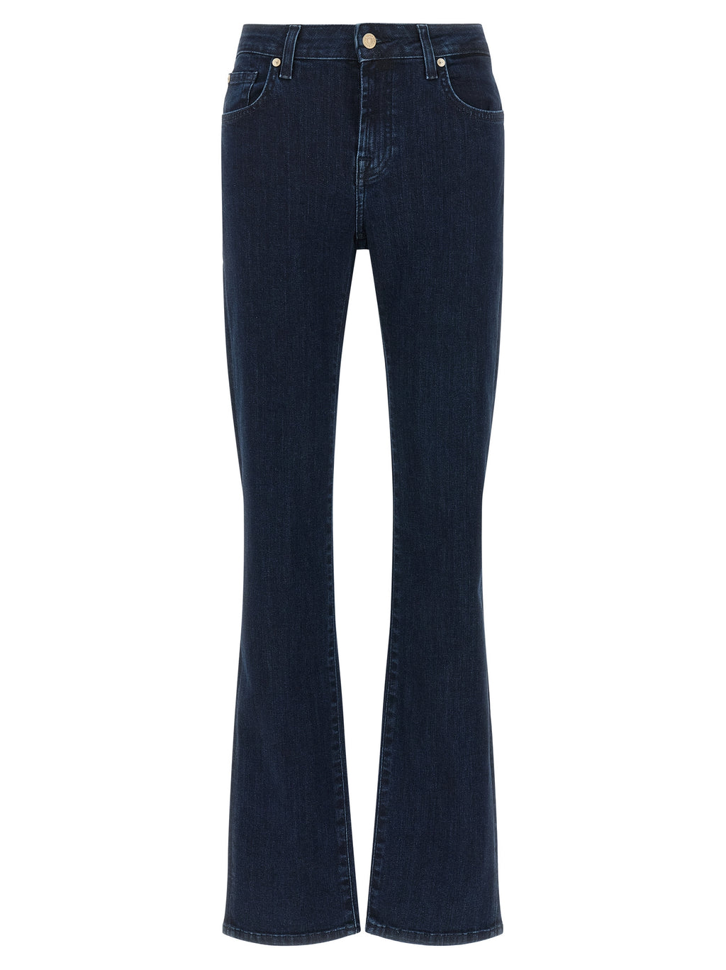 7 For All Mankind Blue Cotton Bootcut Jeans