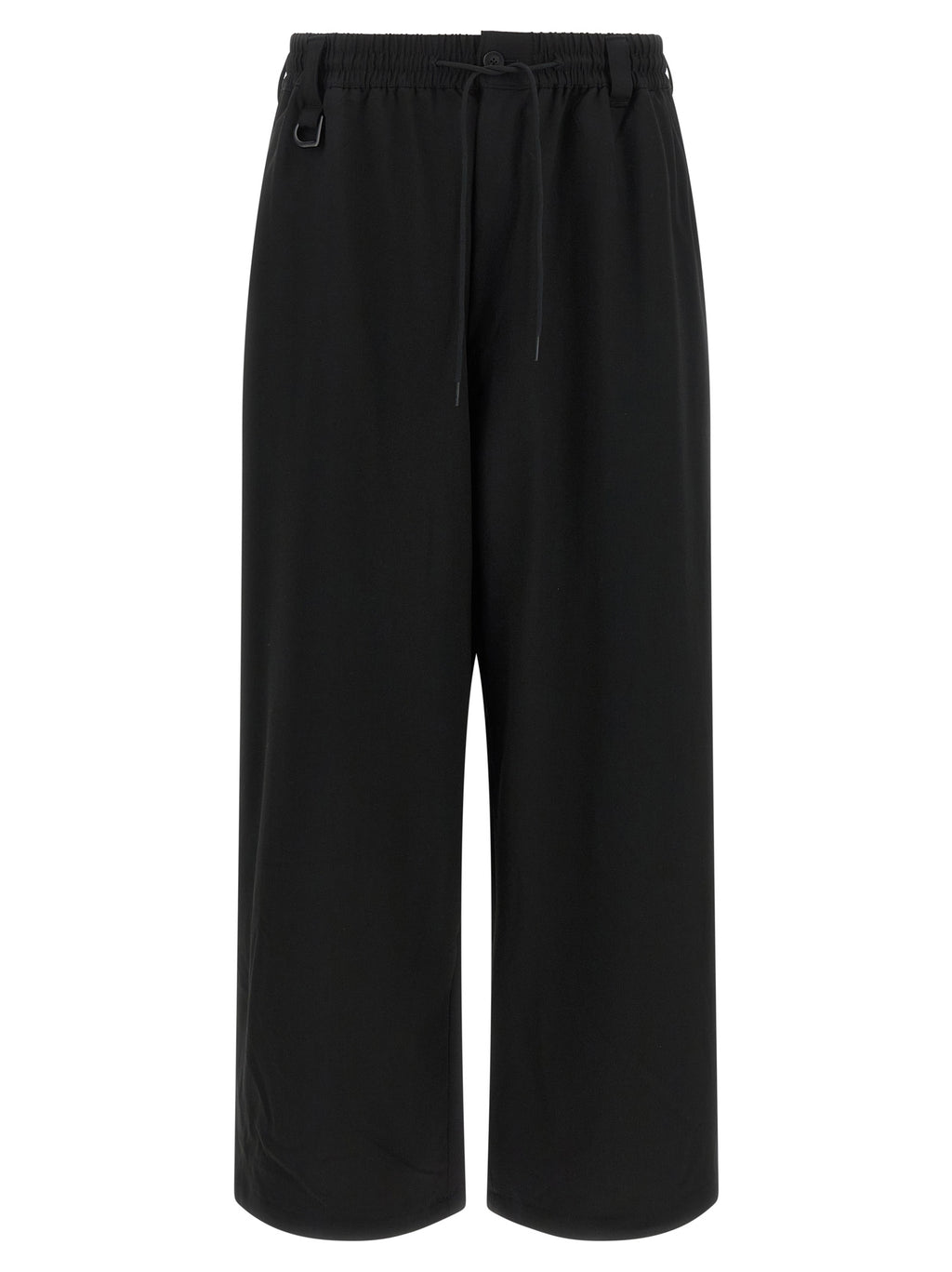 Y-3 Black Wool Casual Pants