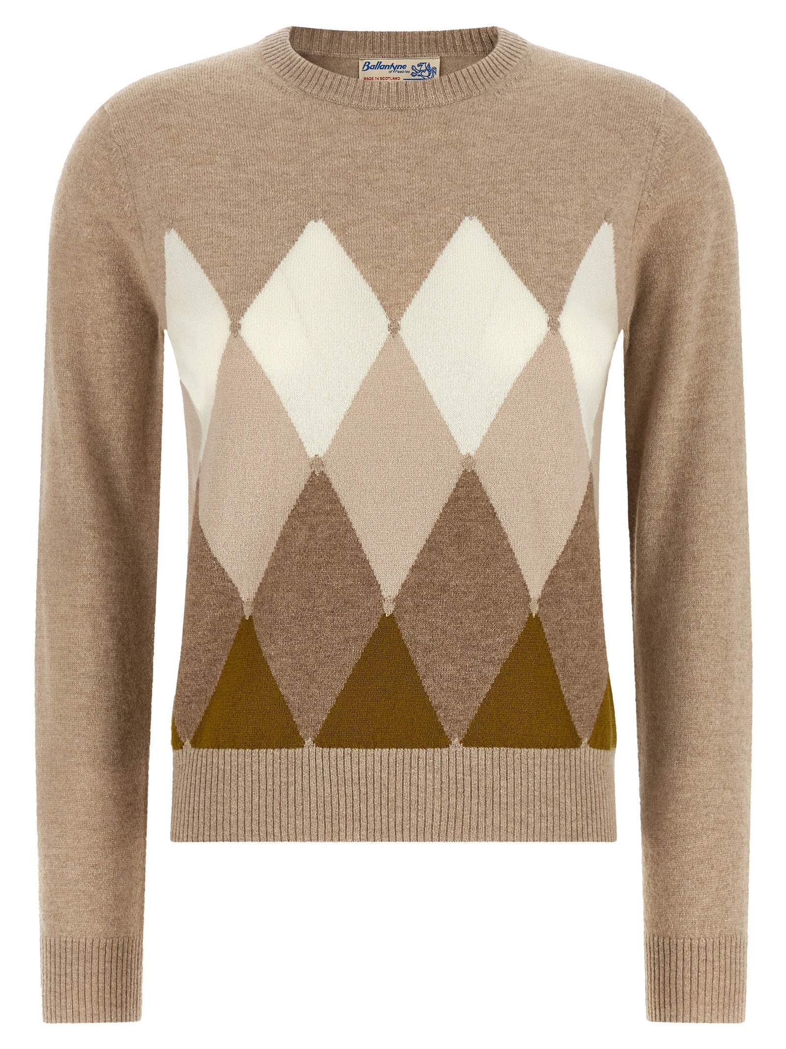 Ballantyne Beige Cashmere Cardigan