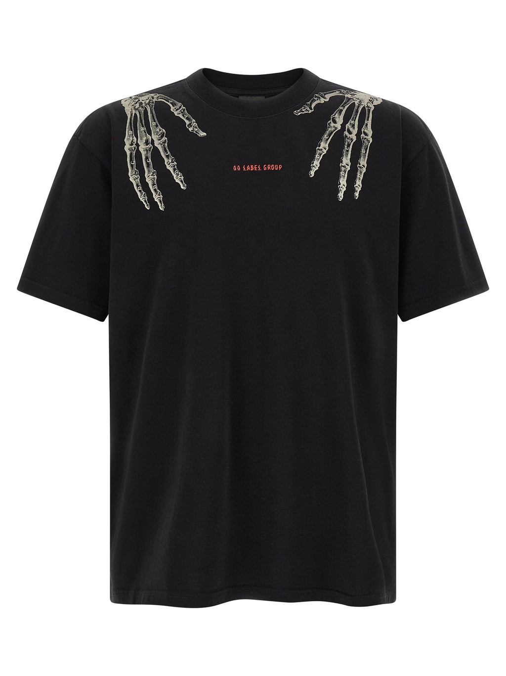 44 Label Group Black Cotton T-Shirt