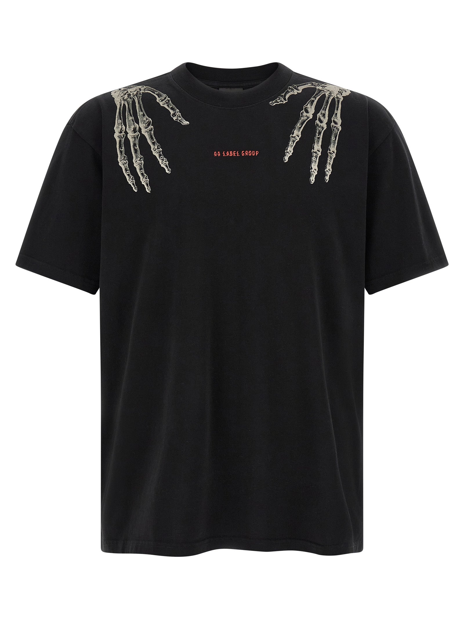 44 Label Group Black Cotton T-Shirt