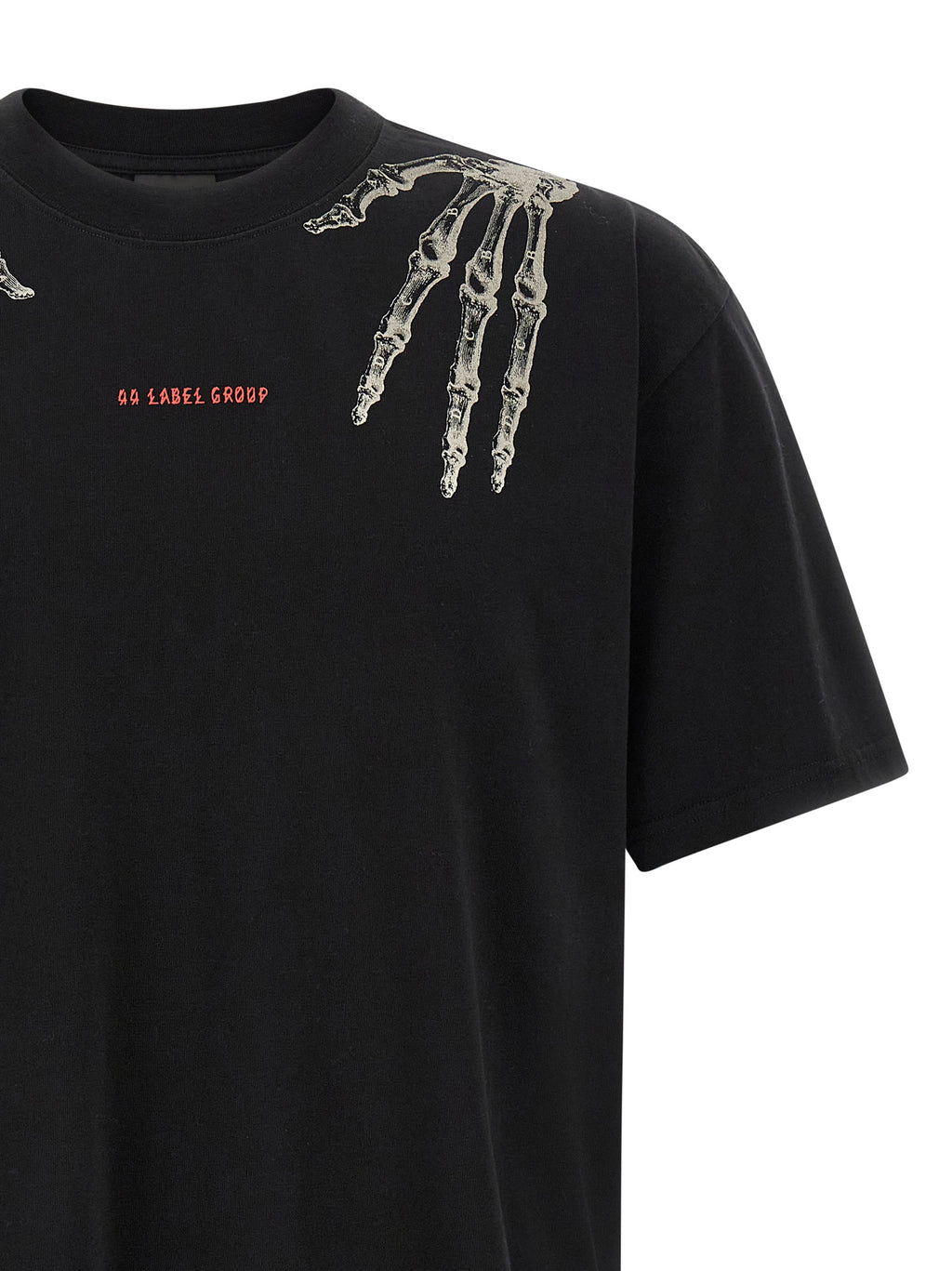 44 Label Group Black Cotton T-Shirt