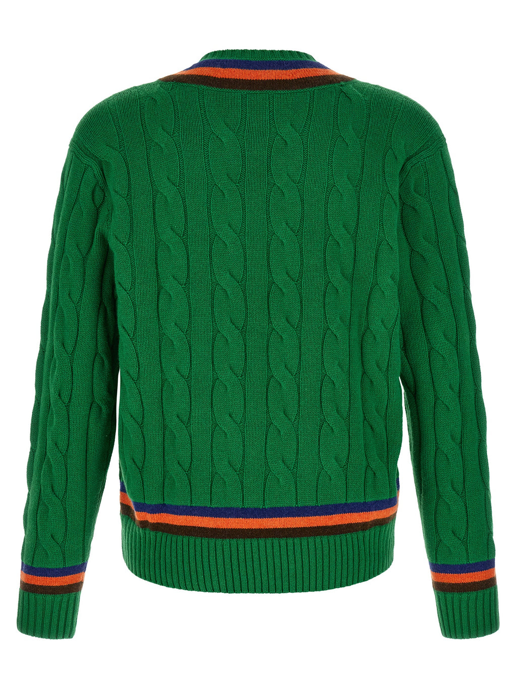 Polo Ralph Lauren Bicolor Wool Cardigan