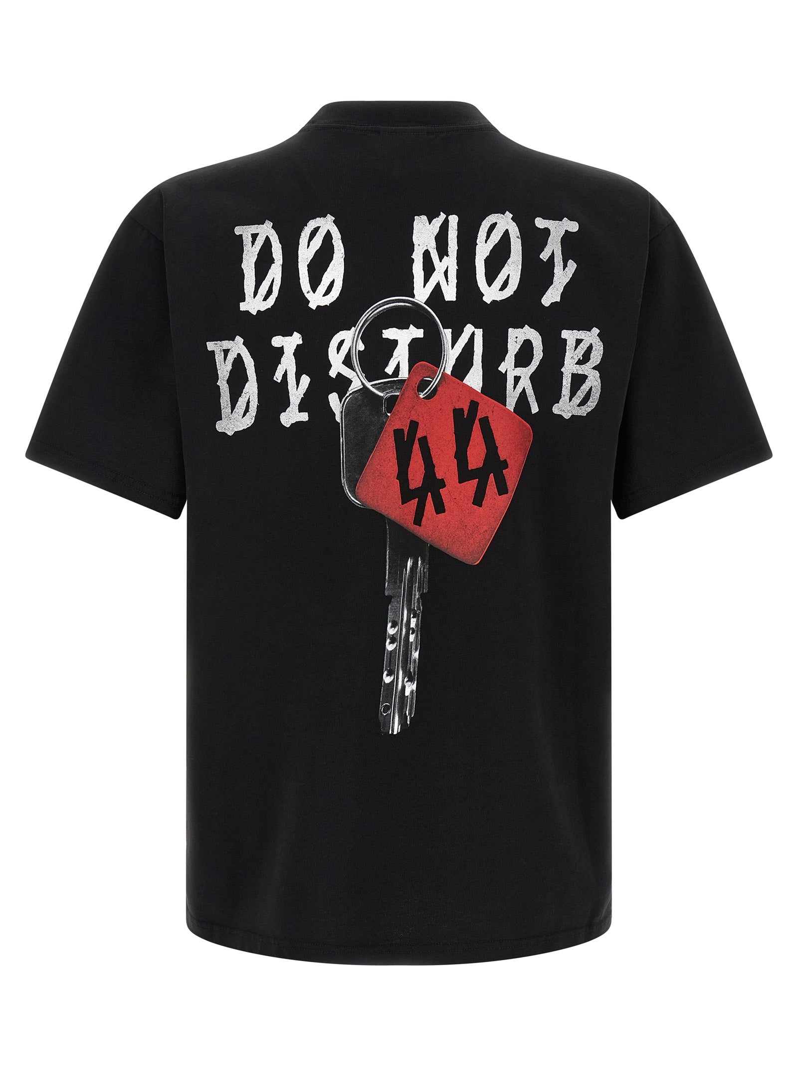44 Label Group Black Cotton T-Shirt