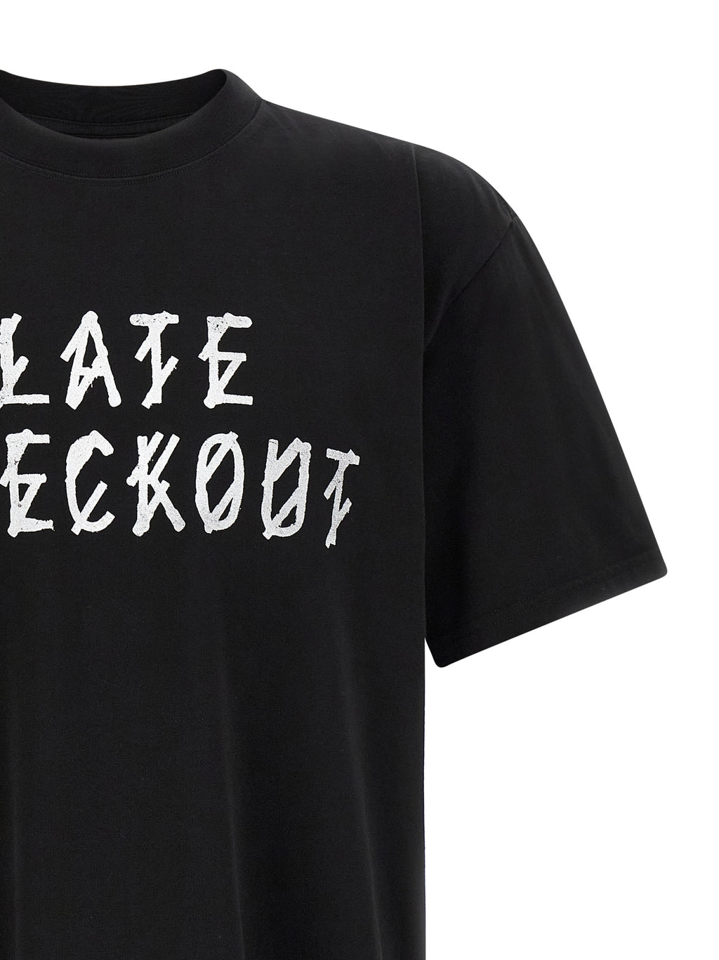44 Label Group Black Cotton T-Shirt
