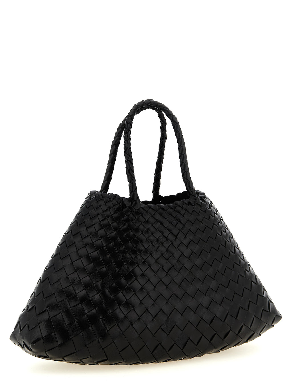 Dragon Diffusion Schwarze Kalbsleder-Handtasche