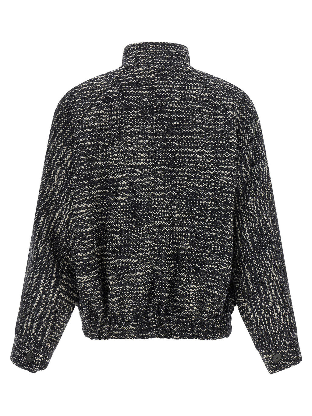 Darkpark White Virgin Wool Bomber