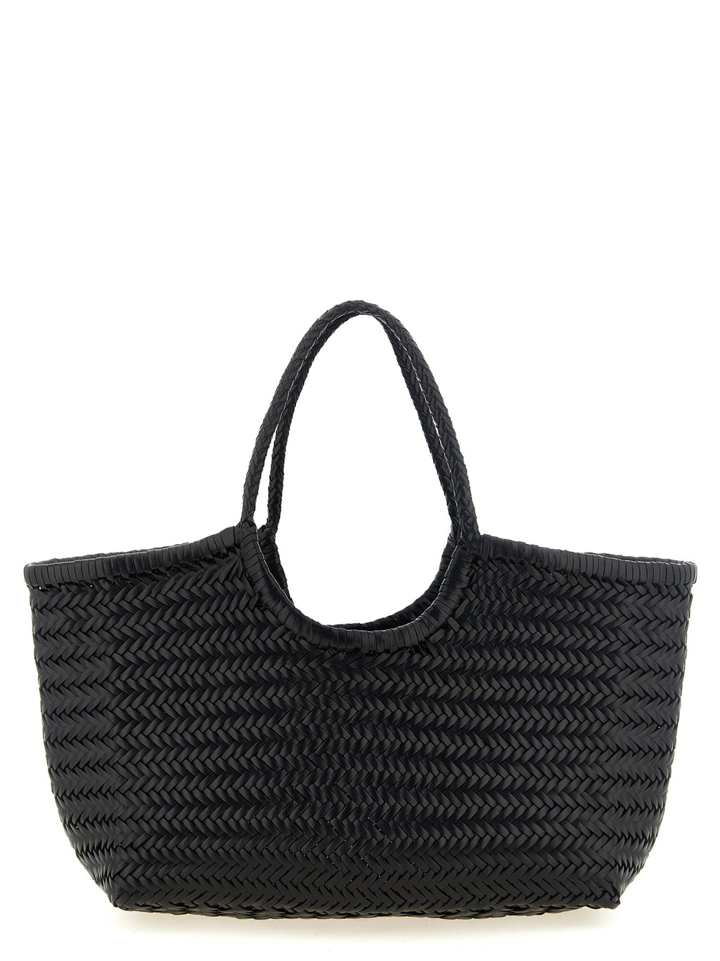 Dragon Diffusion Black Cowhide Shoulder Bag