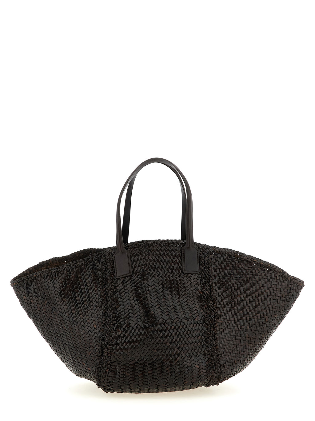 Dragon Diffusion Brown Calfskin Tote Bag