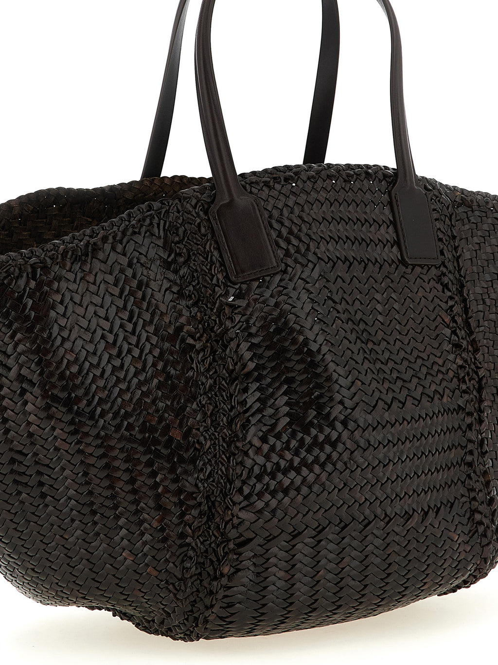 Dragon Diffusion Brown Calfskin Tote Bag