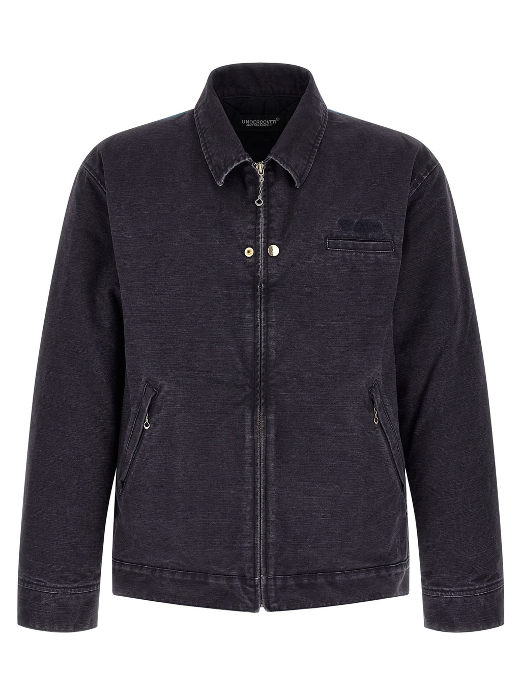 Undercover Blue Cotton Full-Length Jacket