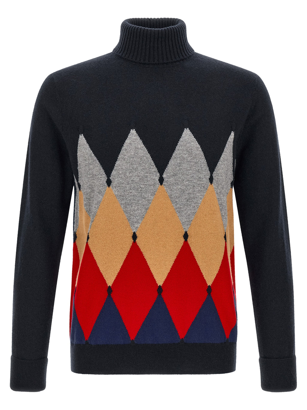 Ballantyne Blue Cashmere Cardigan