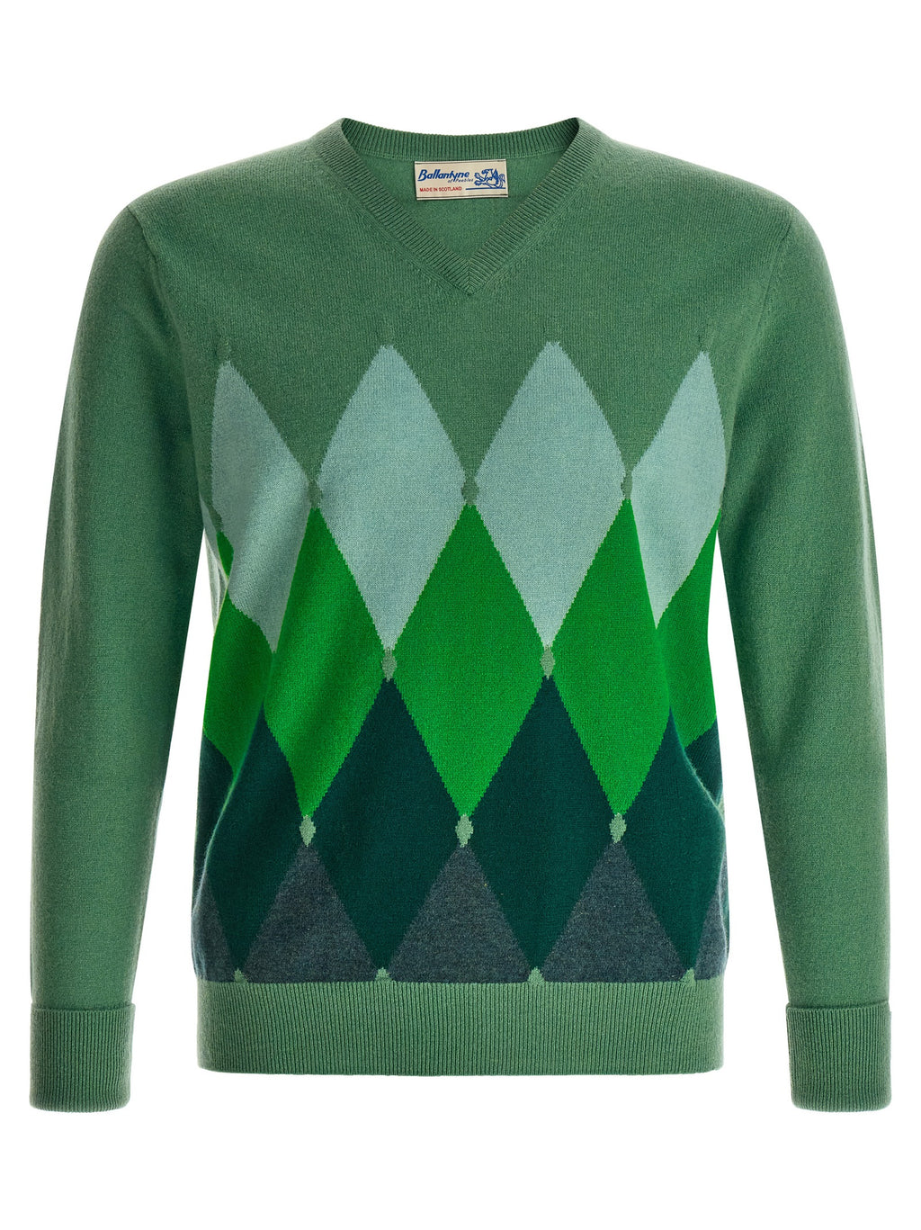 Ballantyne Bicolor Cashmere Cardigan